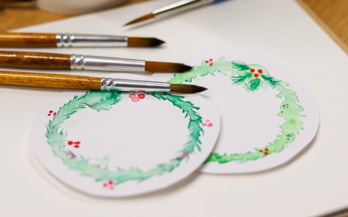 Watercolour Wreaths