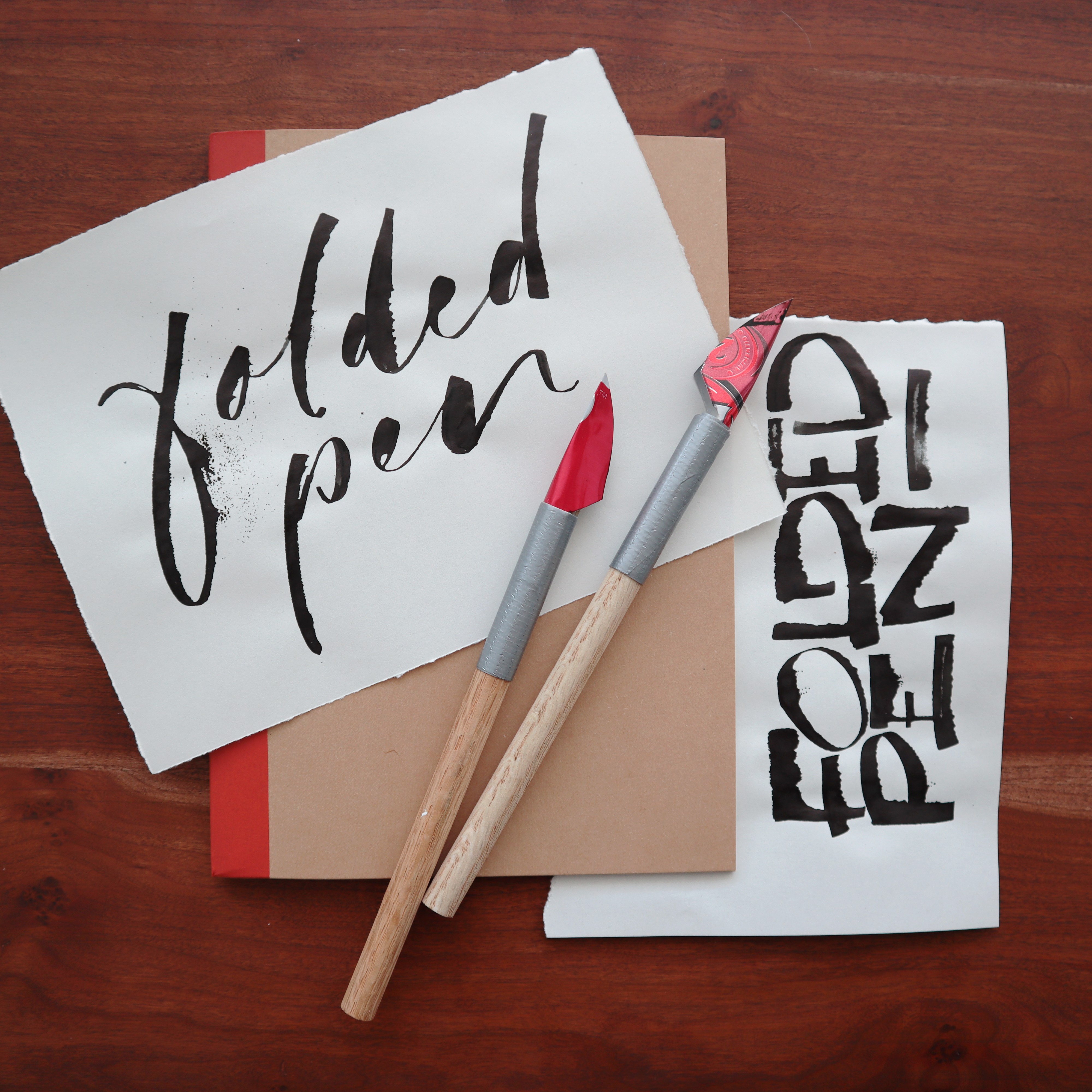 foldedpencalligraphy