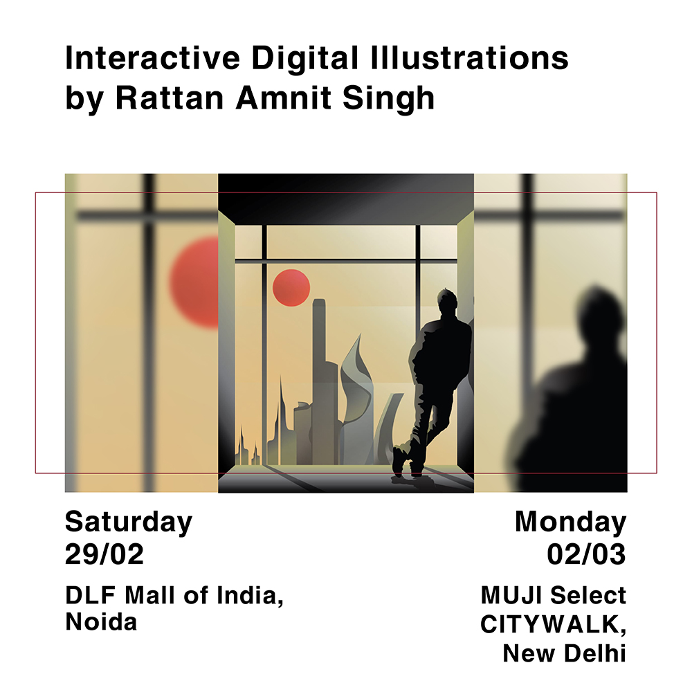 Interactive Digital Illustrations Rattan Amnit Singh News MUJI
