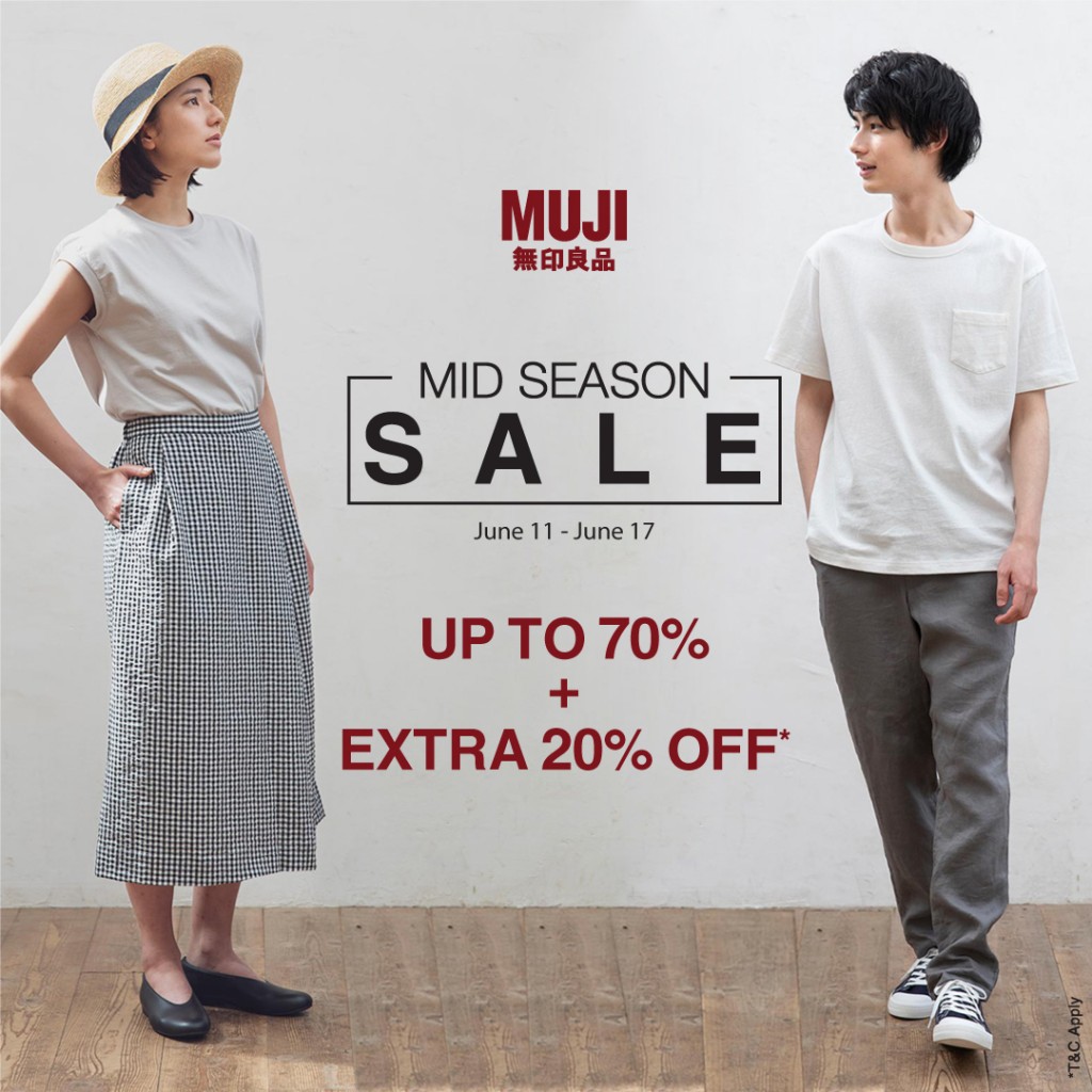MUJI Mid Season Sale News MUJI
